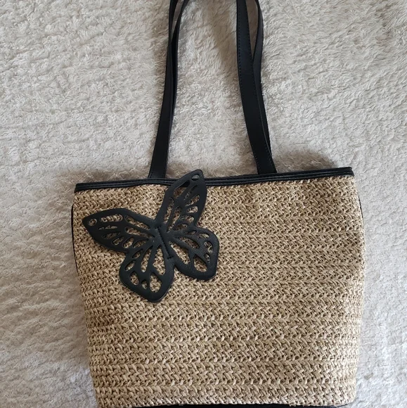 Straw tote bag - Picture 2 of 9